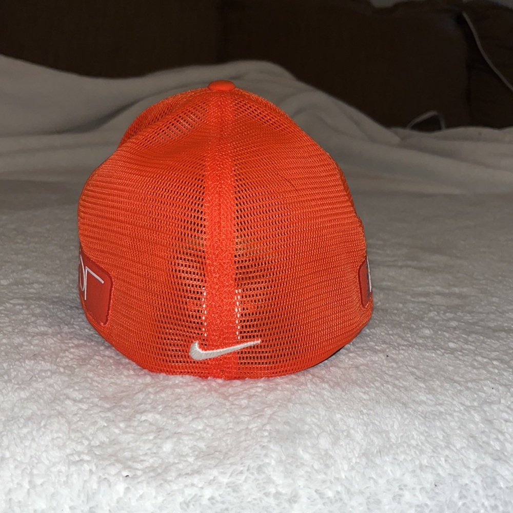 Nike Hats-Flexfit Size M/L Orange w/White - Picture 3 of 8